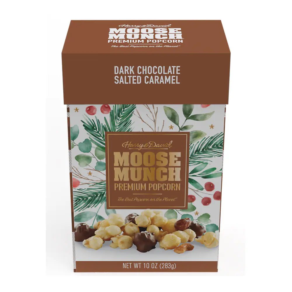 Holiday Dark Chocolate Caramel Moose Munch 10oz