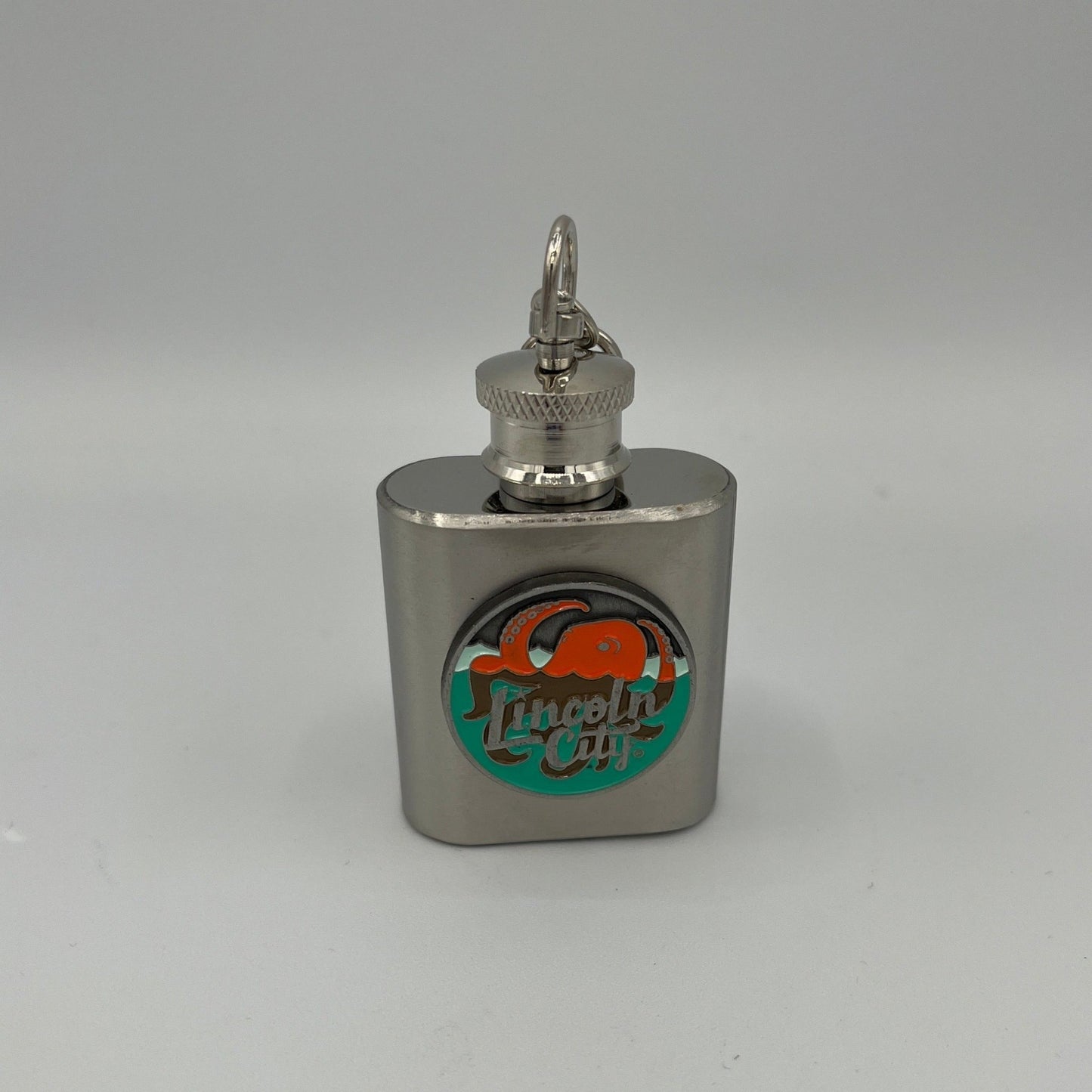 Flask W/clip Lincoln City Logo