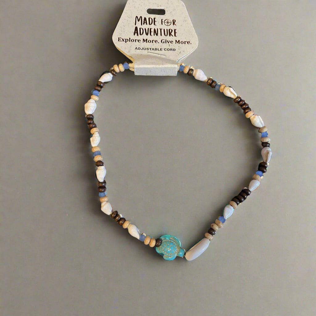 Necklace - MAN 1603 - Shells & Turtle
