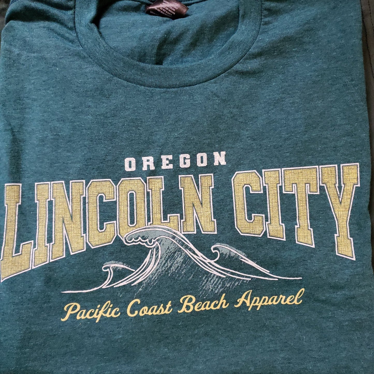 Apparel - Unisex T-shirt Scratchy Wave Teal Heather