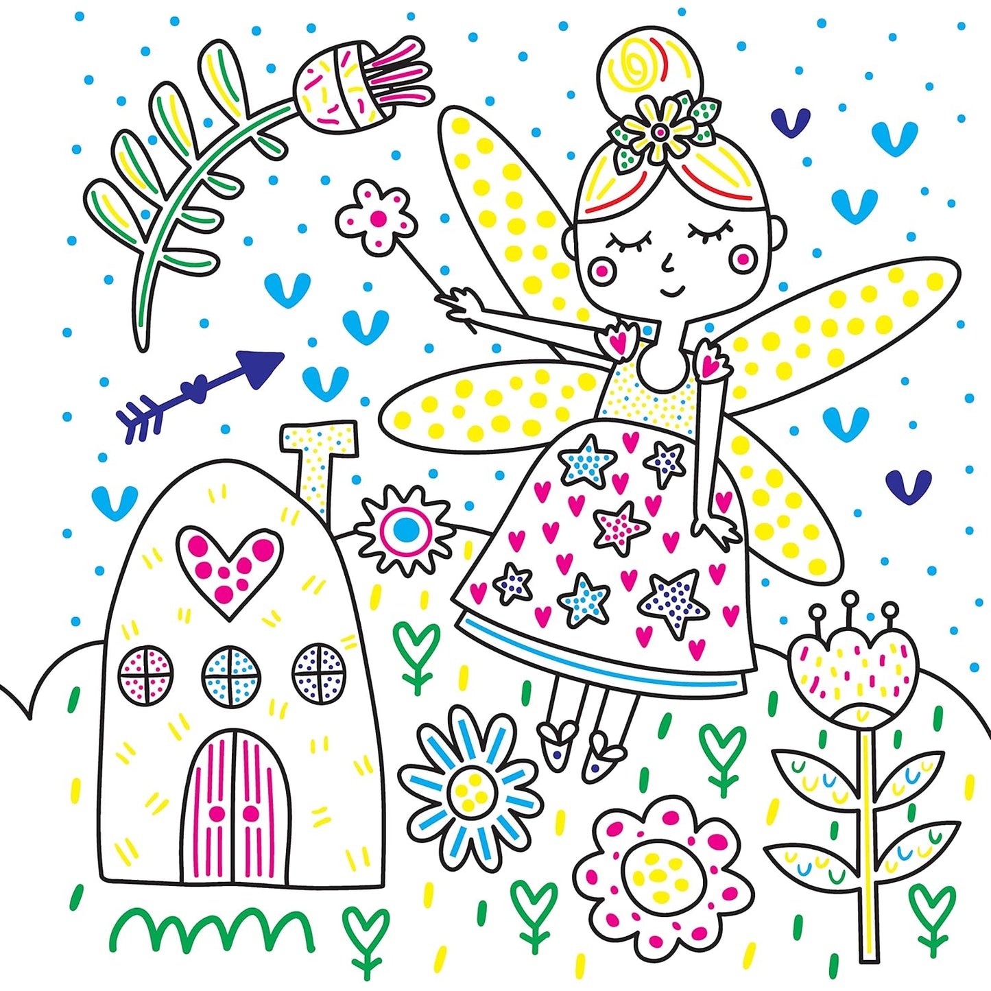 Painting Book - Paint Magic with Water: Fairies and Friends