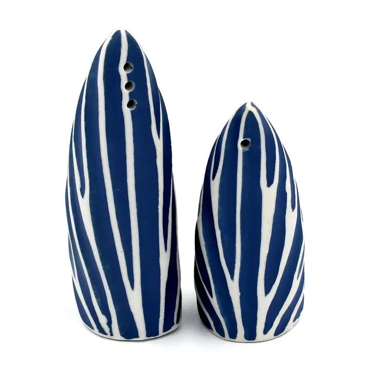 Salt & Pepper Shaker - Congo Blue Shells