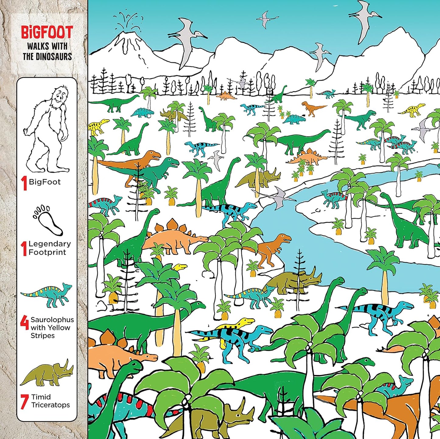 Activity Book - BigFoot Goes Back in Time
