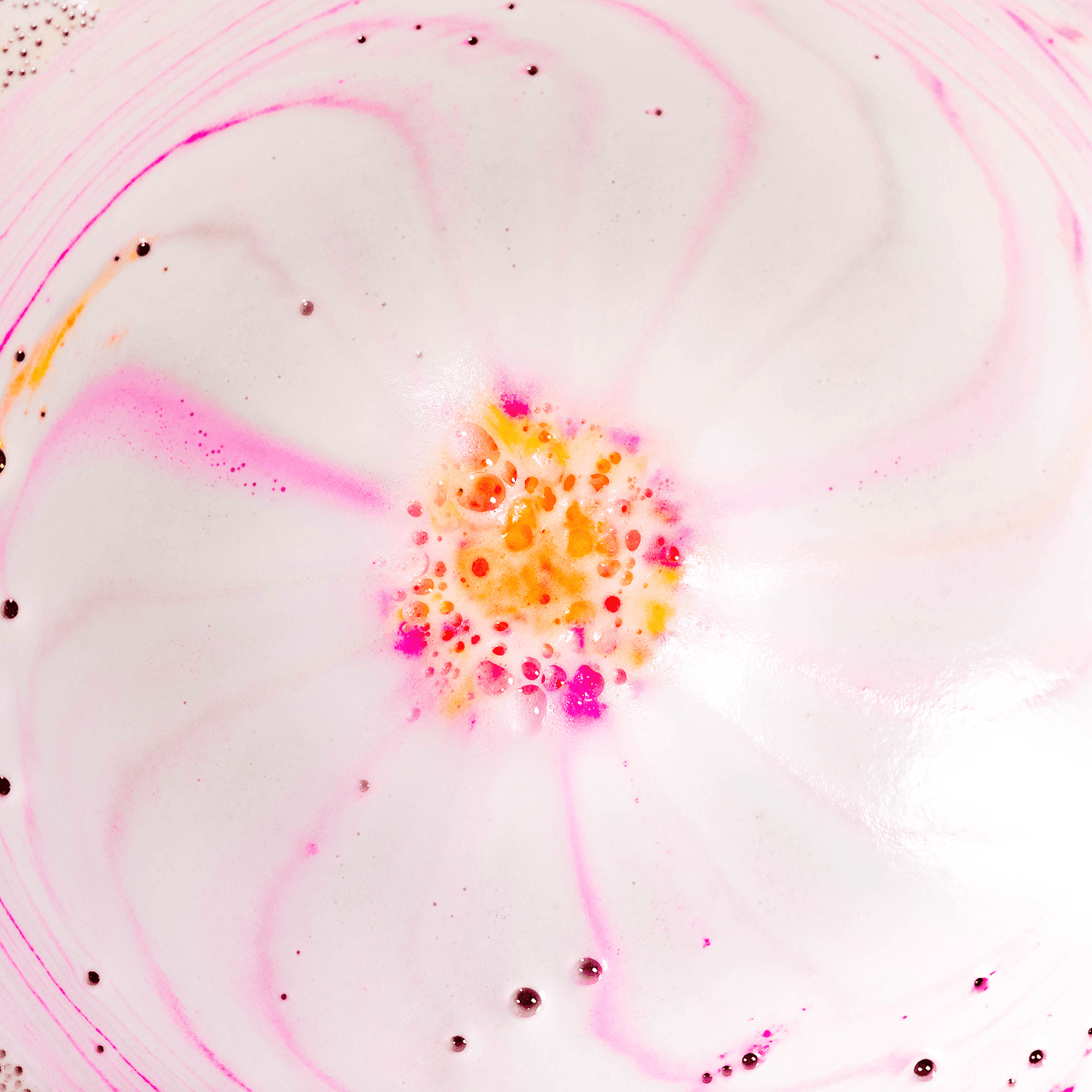 Bath Bomb - Hand Painted Color Burst Flower
