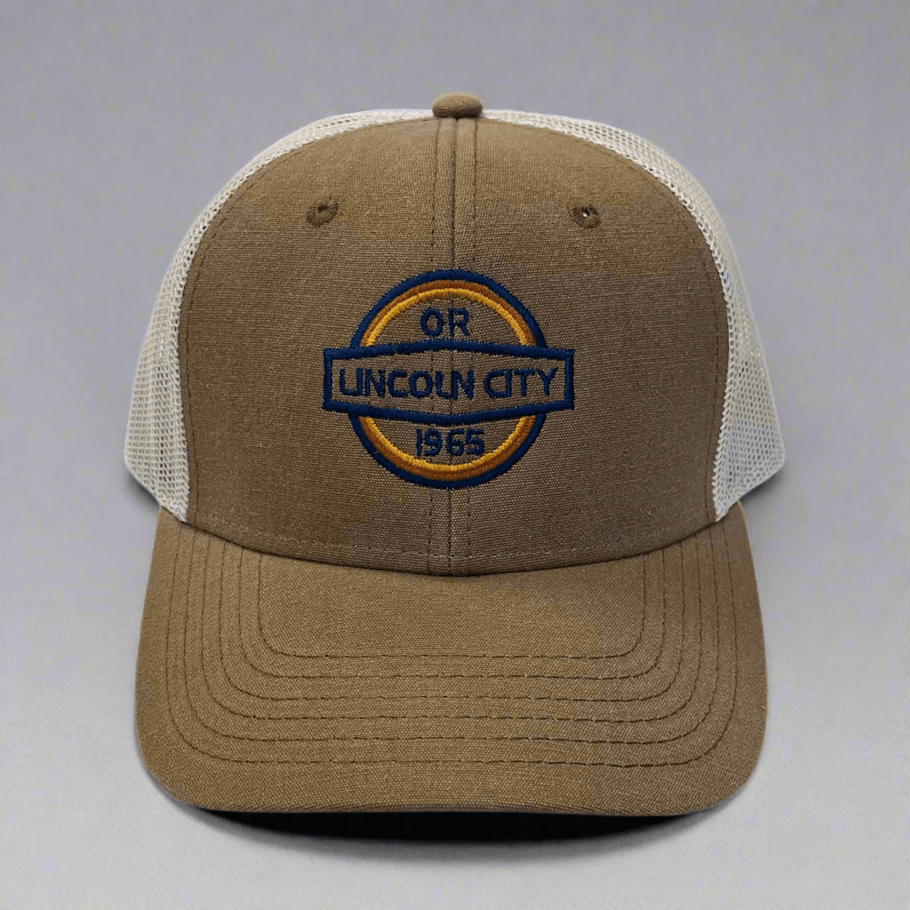 Hat - Trucker Style Brown and Tan