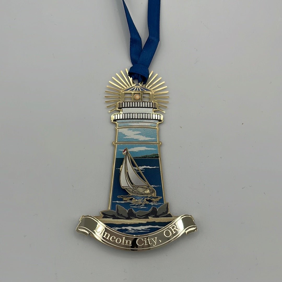 Ornament - Coastal Lighthouse "Lincoln City"
