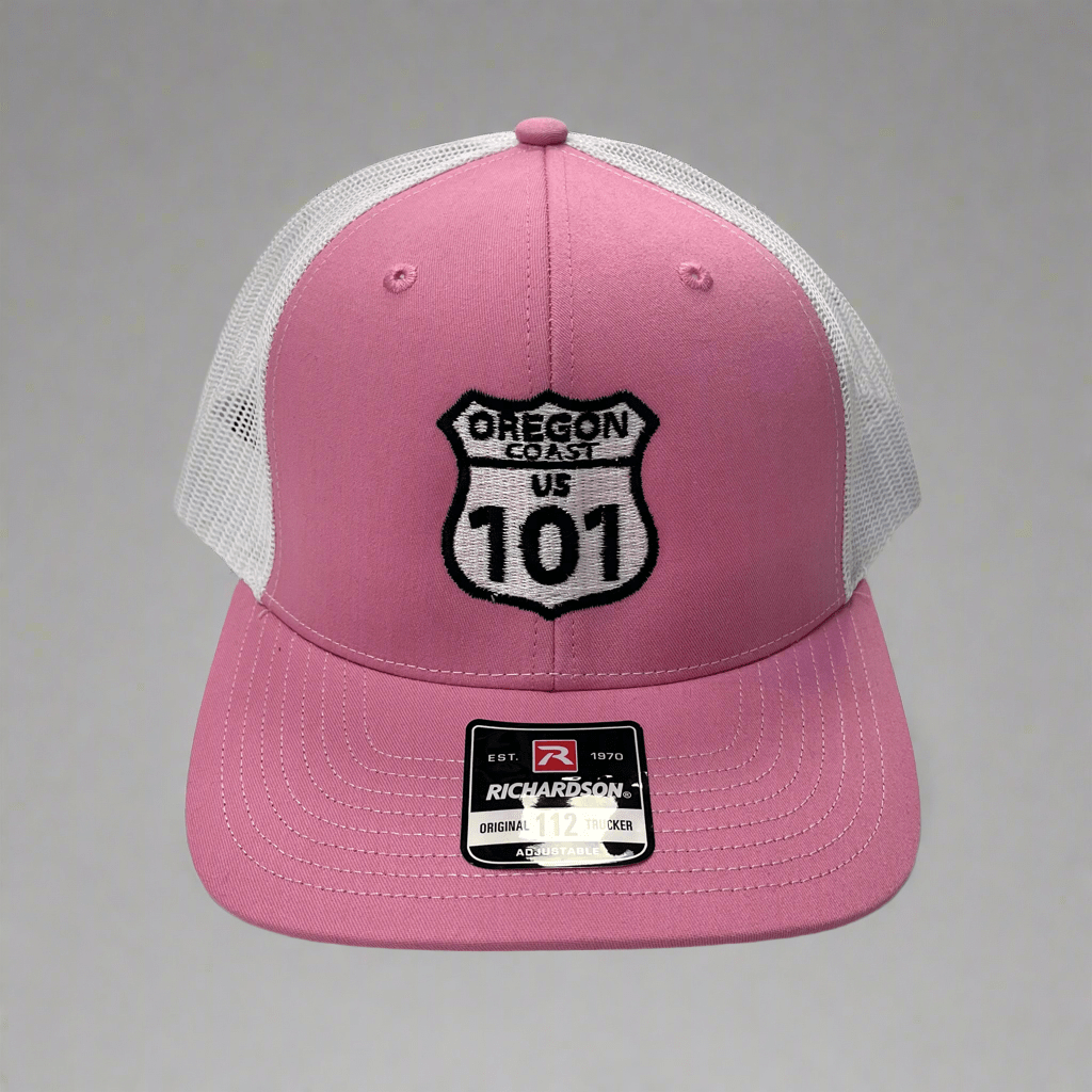 Hat - Pink - Oregon Coast Hwy 101