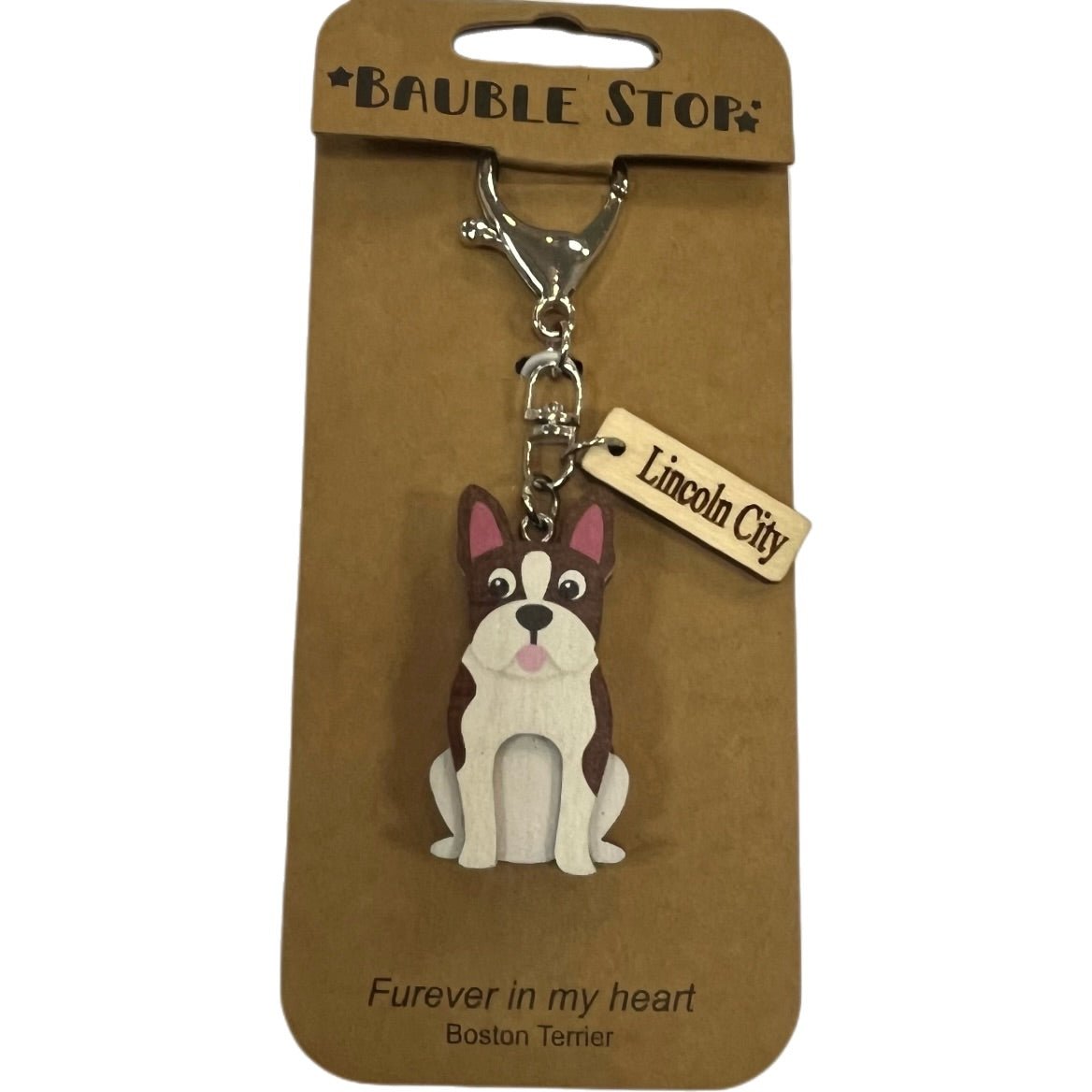 Keychain - Boston Terrier