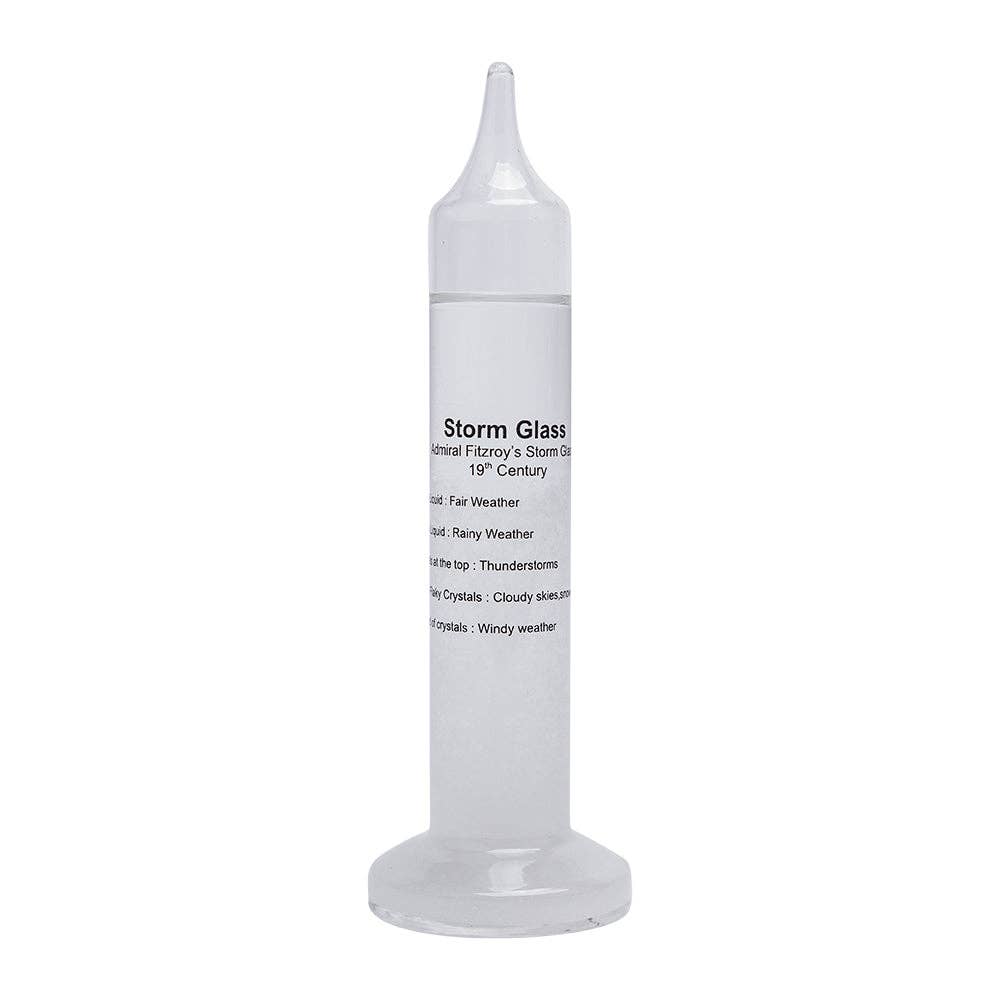 Glass Art - Storm Glass Mini 6" Classic Weather Tool
