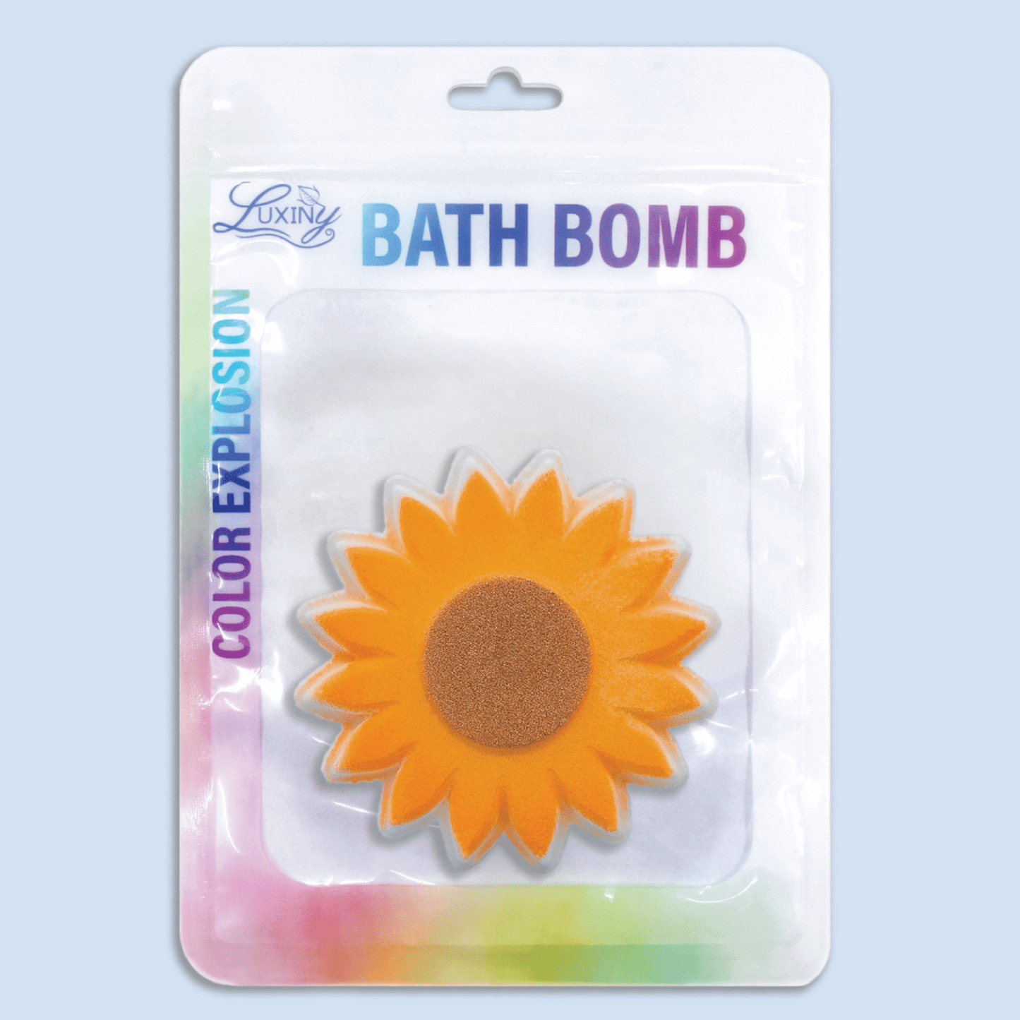 Bath Bomb - Hand Painted Color Burst Flower