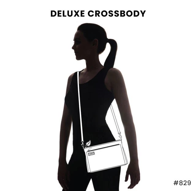 Deluxe Crossbody Turq. Black Cat