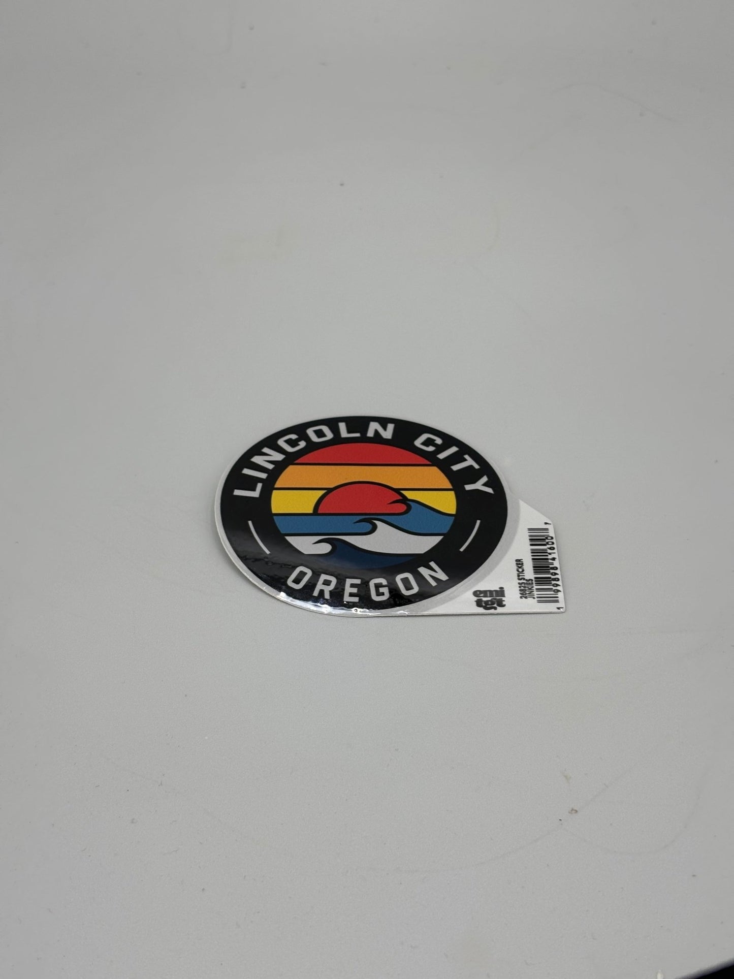 Sticker - Large Sunset wave Lincoln City, Oregon
