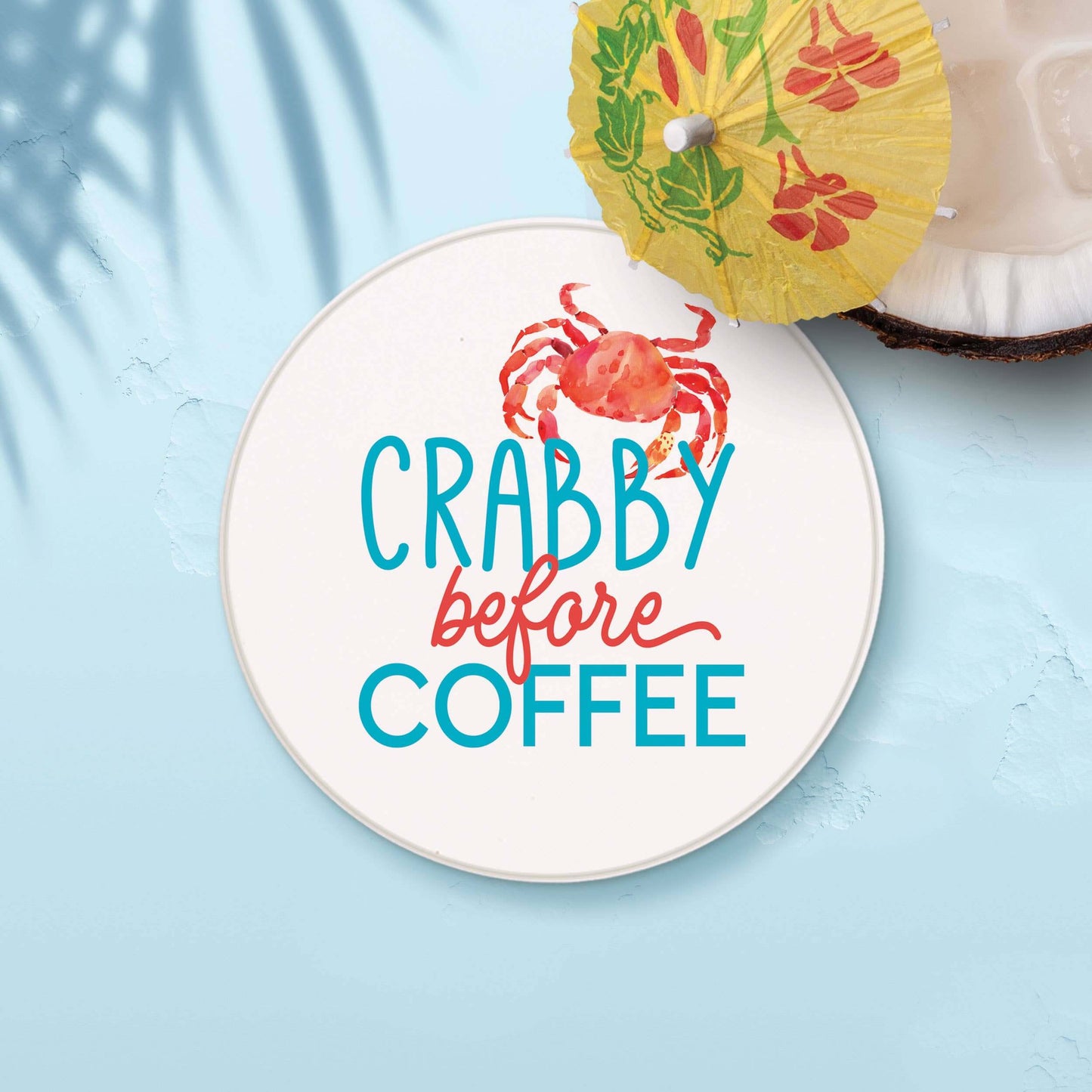 Coaster - Crabby Before Coffee
