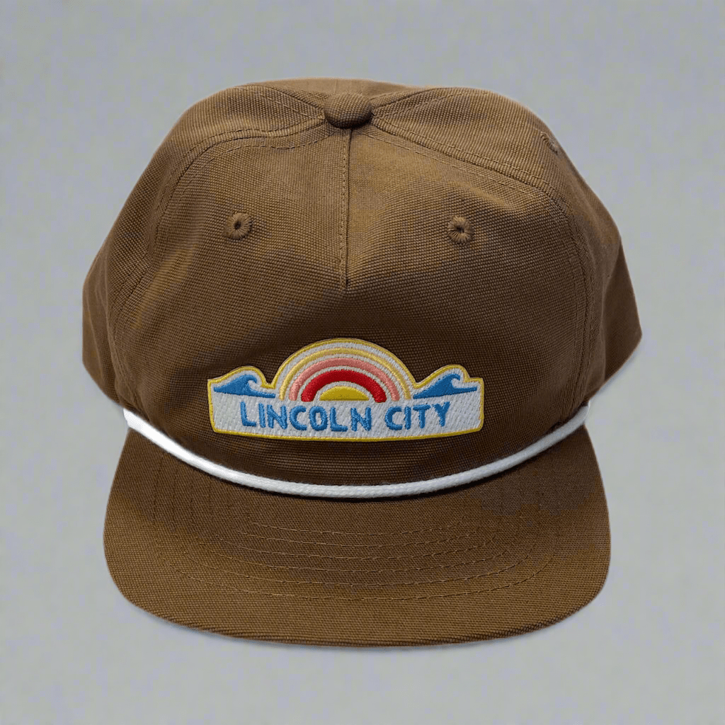 Hat - 5 Panel Canvas Brown