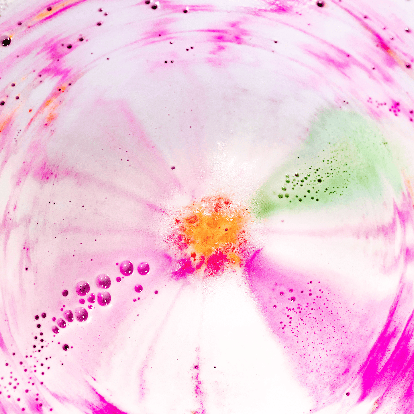 Bath Bomb - Hand Painted Color Burst Flower