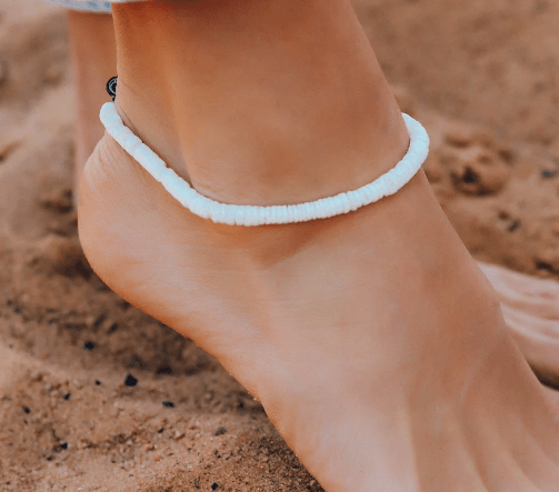 Anklet - MAA 1010 - White Shell