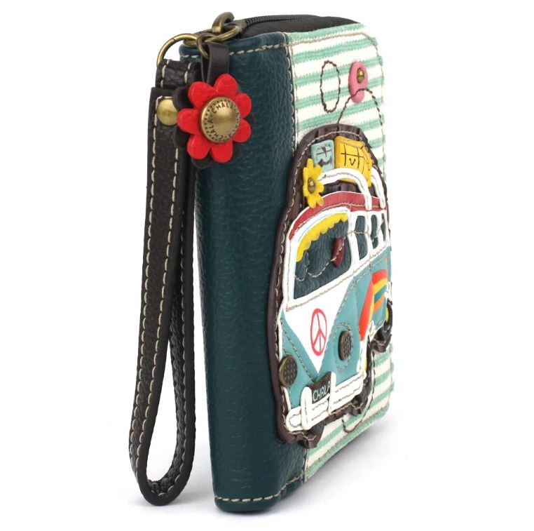 Zip Around Wallet Bus