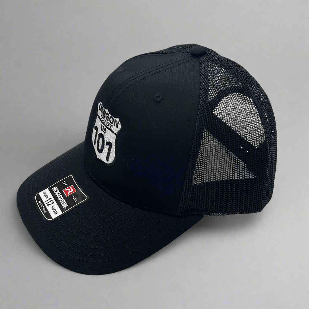 Hat - Black - Oregon Coast Hwy 101