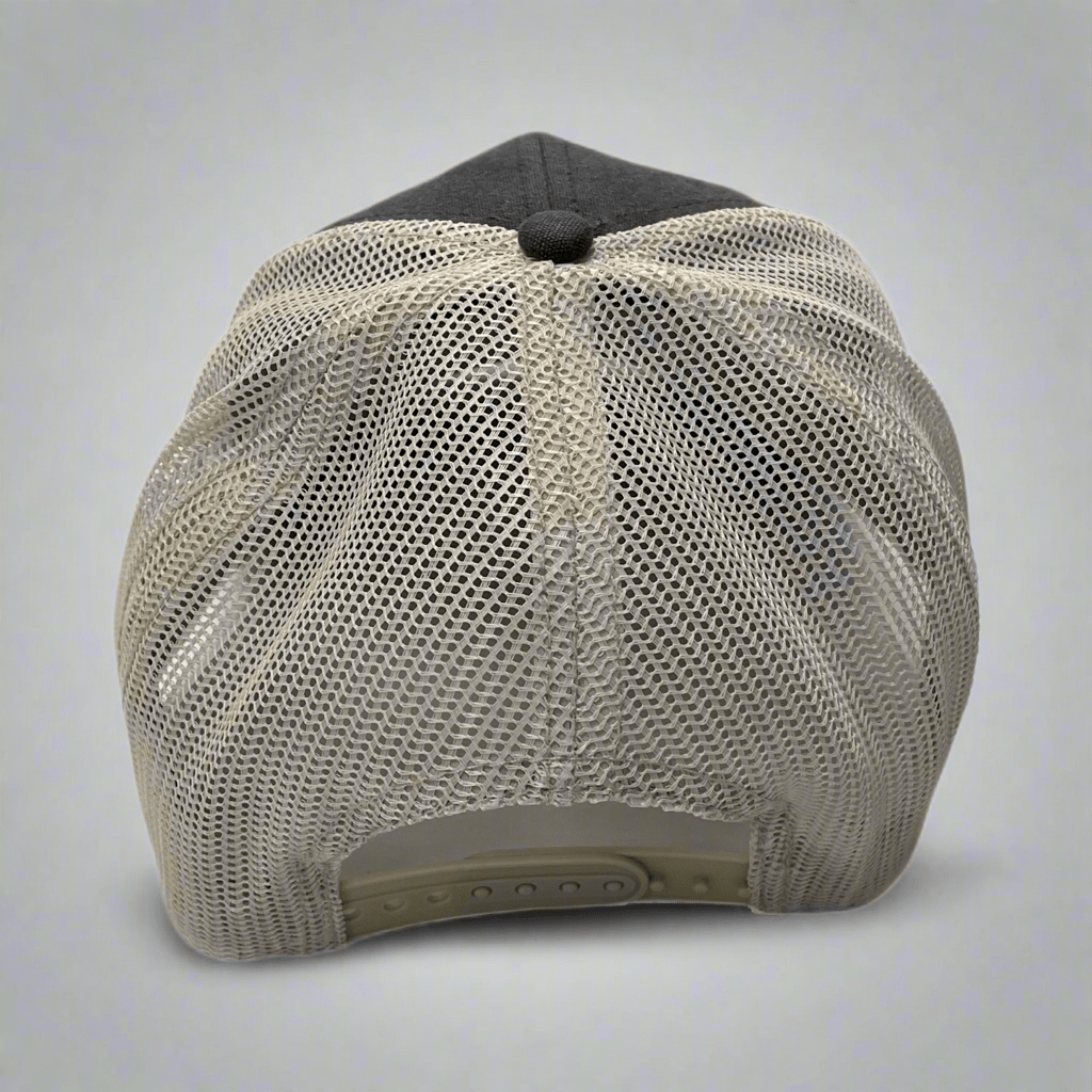 Hat - Trucker Style Grey and Tan