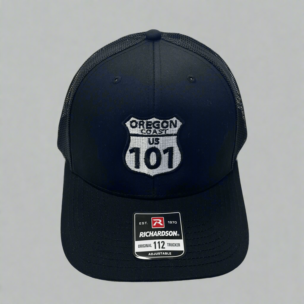 Hat - Black - Oregon Coast Hwy 101