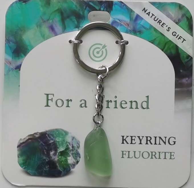 Keychain - Nature's Gift - Fluorite - Wishing Keyring