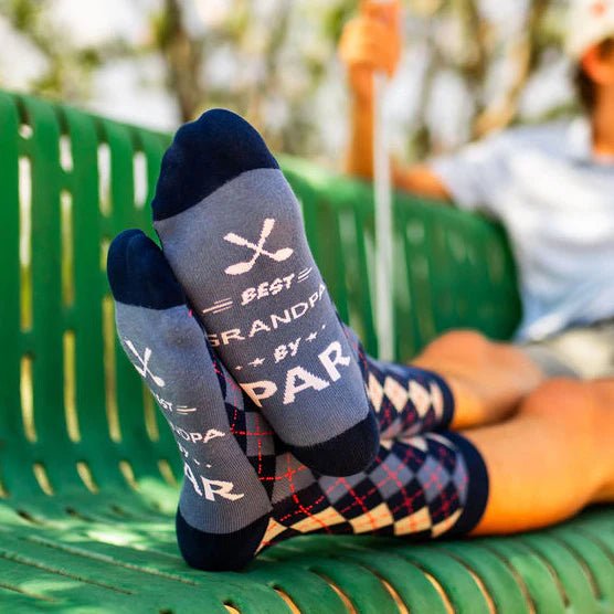 Socks - Crew Length 'Best Grandpa by Par' Socks