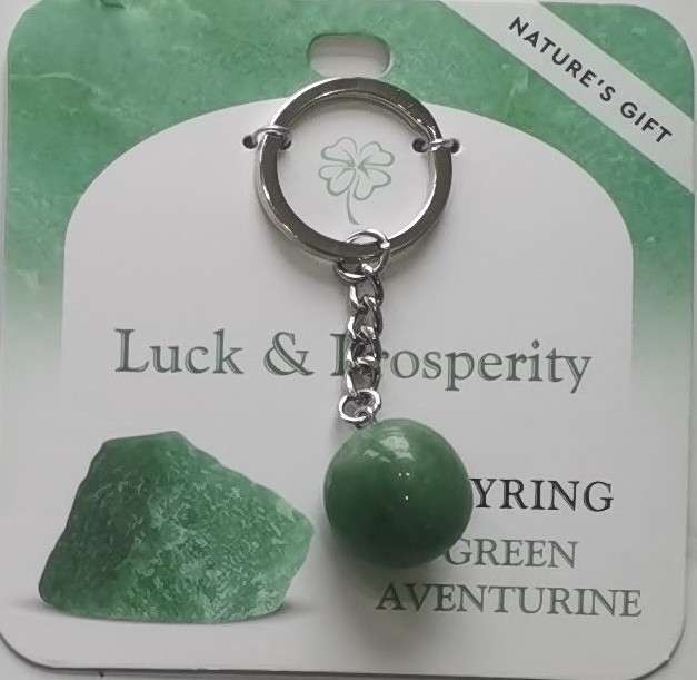 Keychain - Nature's Gift - Aventurine - Healing Keyring