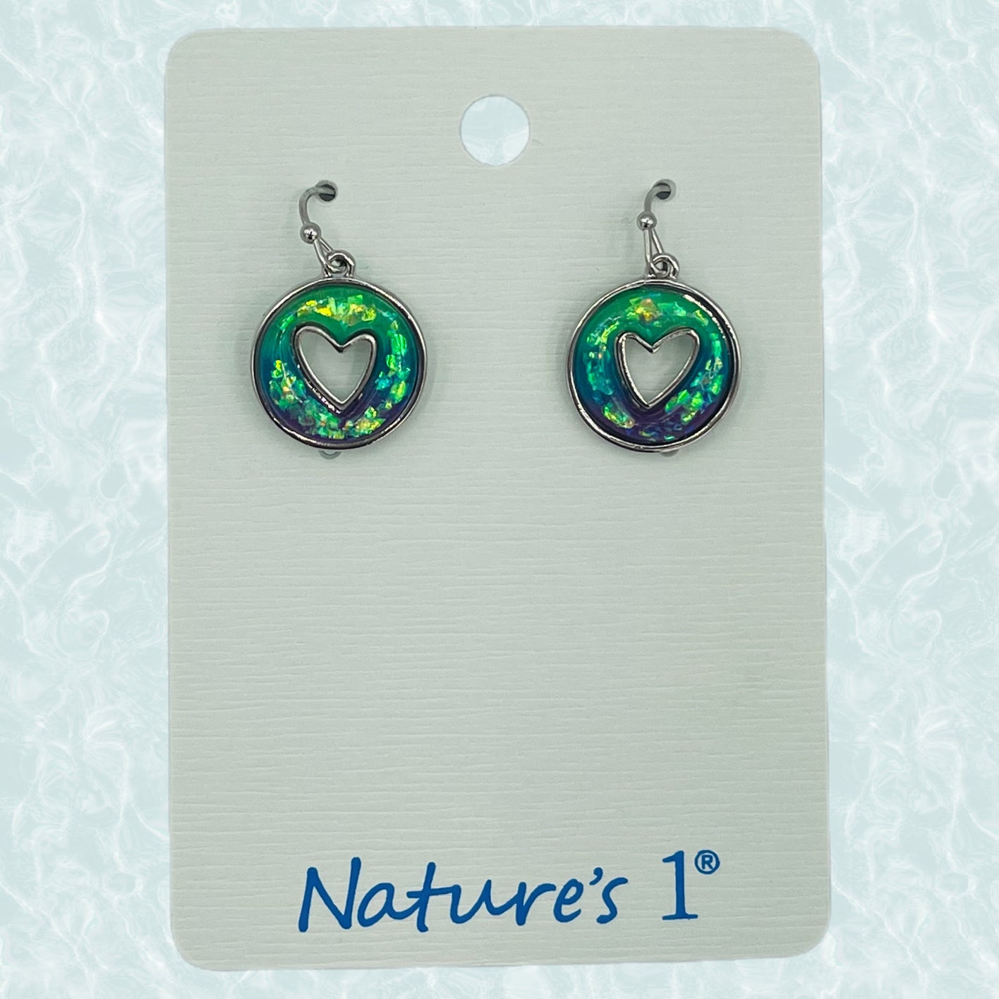 Earrings - NLE 246 - Open Heart FH