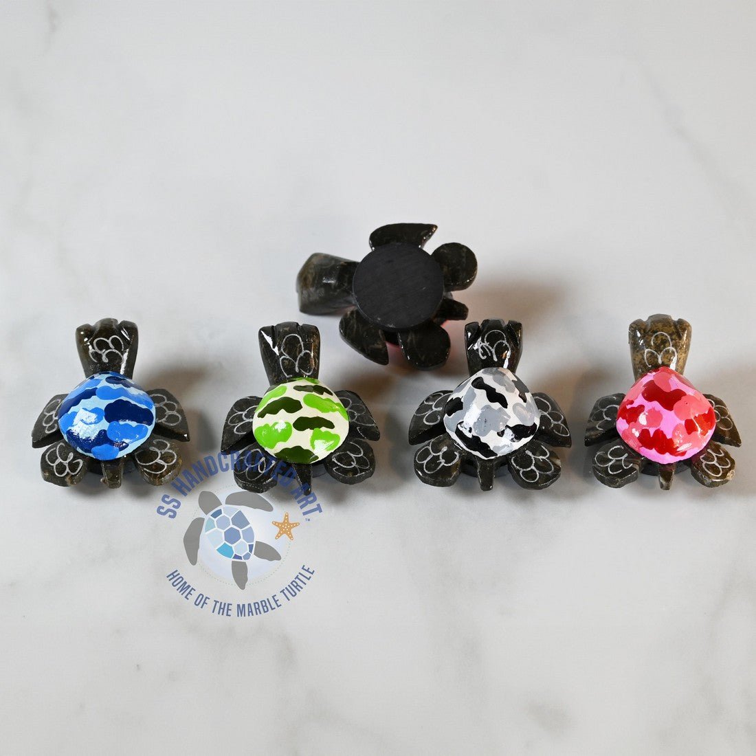 Magnet Marble Turtle Camo 1.5"