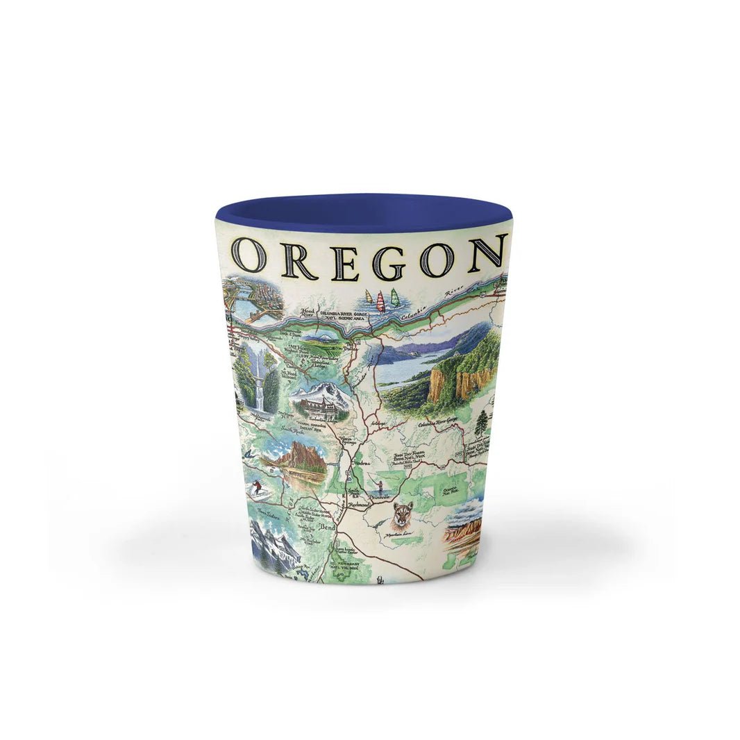 Cup - Oregon State Map Ceramic Shot Glass