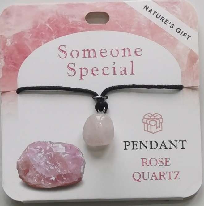 Pendant - Nature's Gift - Rose Quartz - Wishing Pendant