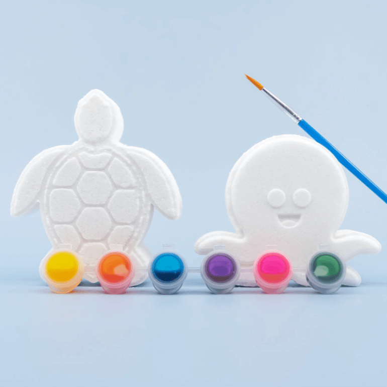Bath Bomb - Paint Your Own Sea Turtle and Octopus
