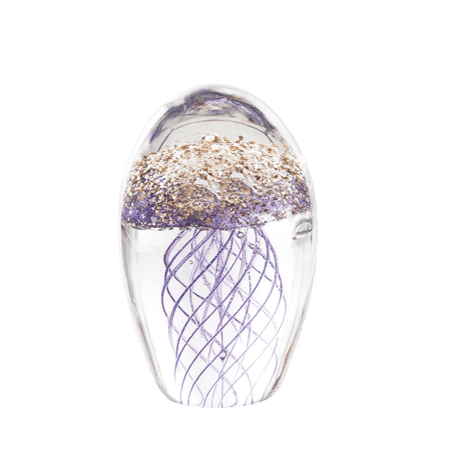 Glass Art - Purple Jellyfish