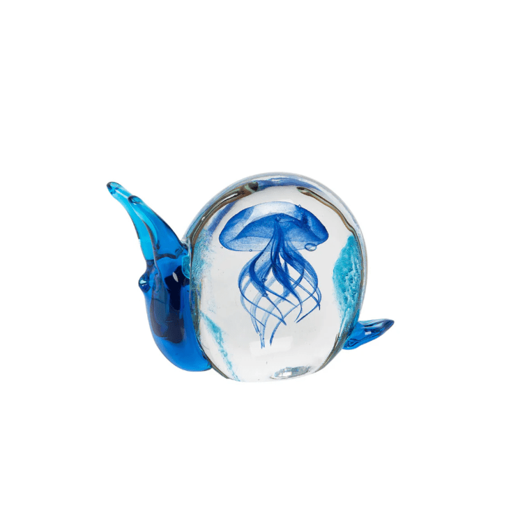 Glass Art - Snail and Jellyfish