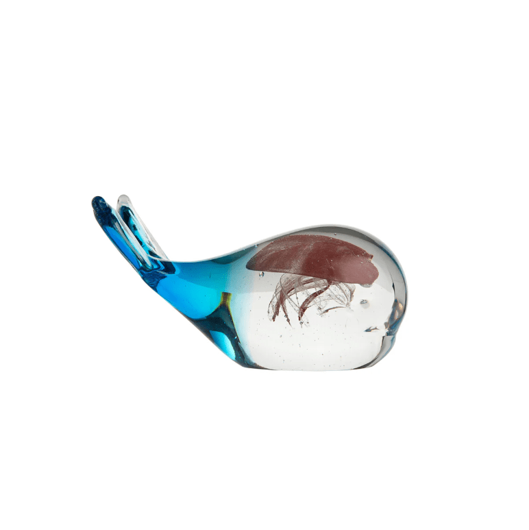 Glass Art - Whale and Jellyfish
