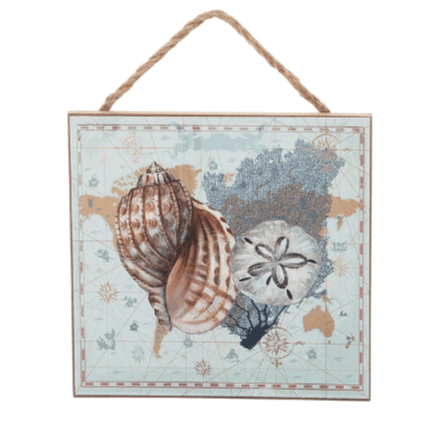 Wall Art - Sand Dollar & Shells Mini Plaque