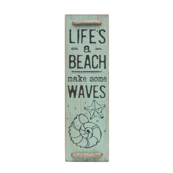 Table Accent - Turquoise Life's a Beach