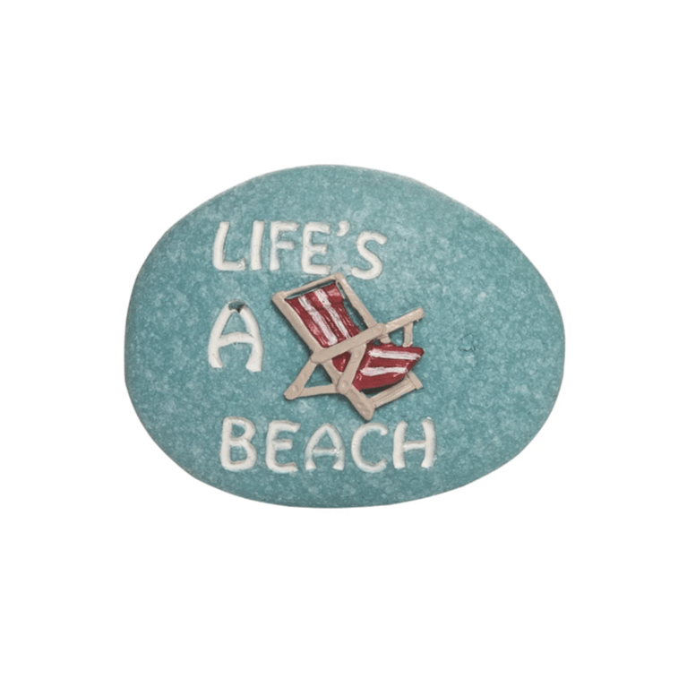 Decorative Rock - Polyresin Beach Chair