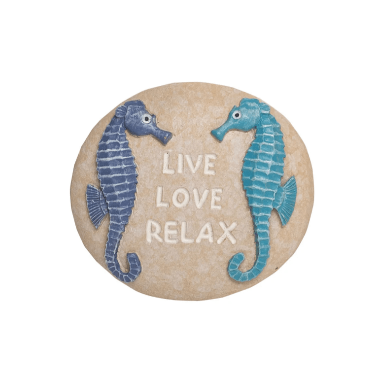 Decorative Rock - Polyresin Seahorse