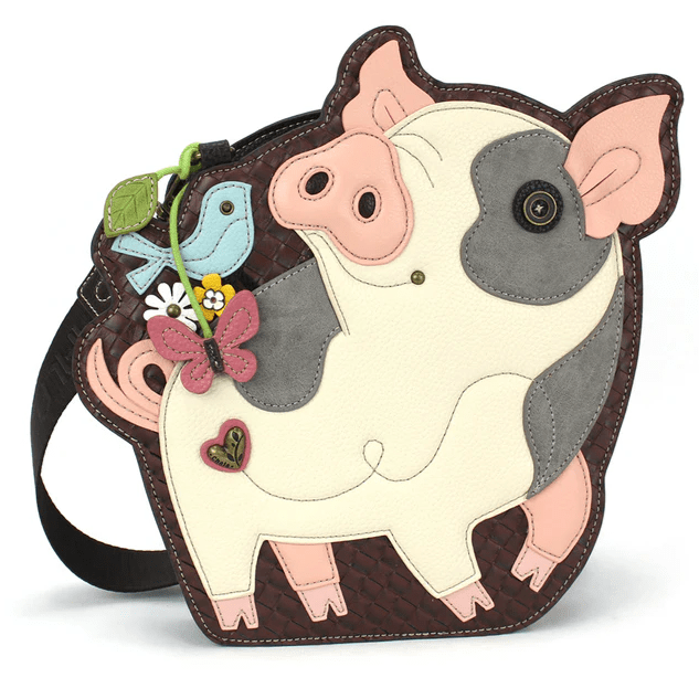 Novelty Purse - Spotted Pink Pig