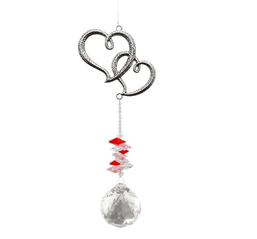 Sun Catcher - Wishing Piece Hearts