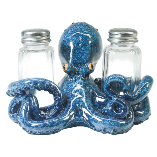 Figurine - Octopus Salt and Pepper Shaker Holder