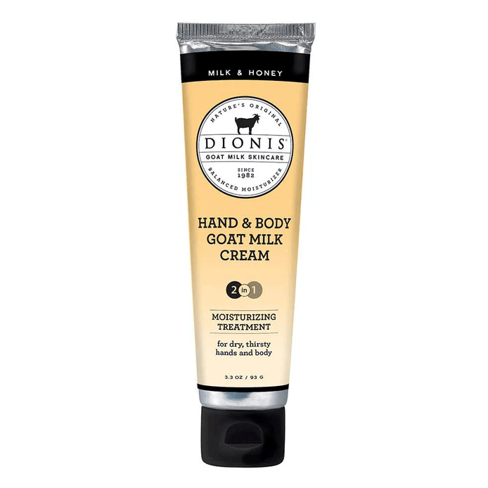Lotion - Dionis Milk & Honey Goat Milk Hand & Body Cream, 3.3oz Bottle