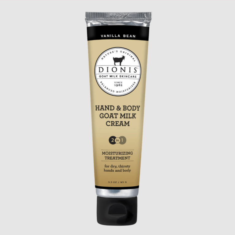 Lotion - Dionis Vanilla Bean Goat Milk Hand & Body Cream, 3.3oz Bottle