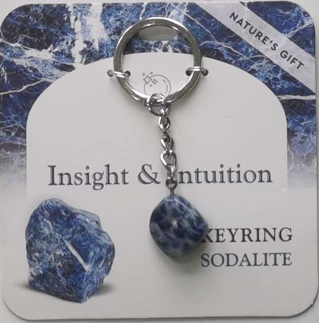 Keychain - Nature's Gift - Sodalite - Healing Keyring
