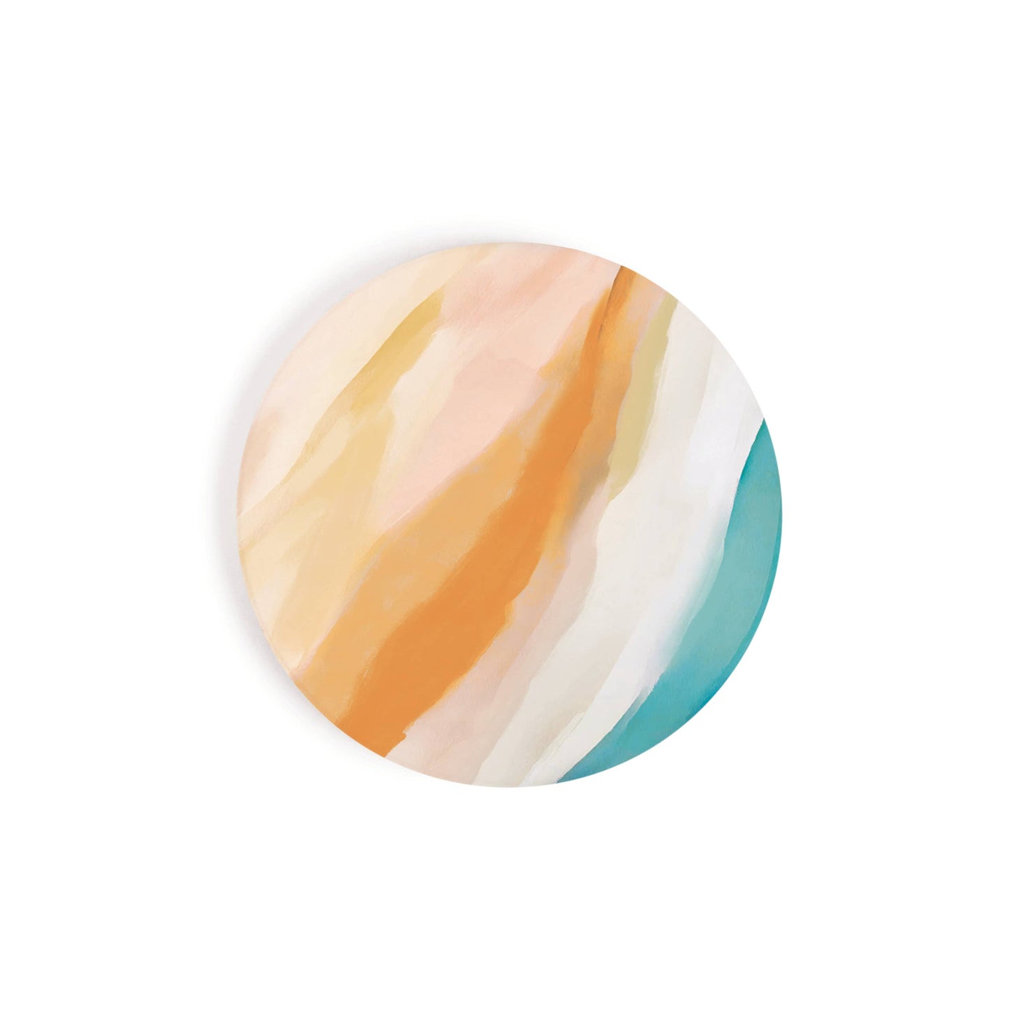 Coaster - Orange Abstract Car Coaster CST0780