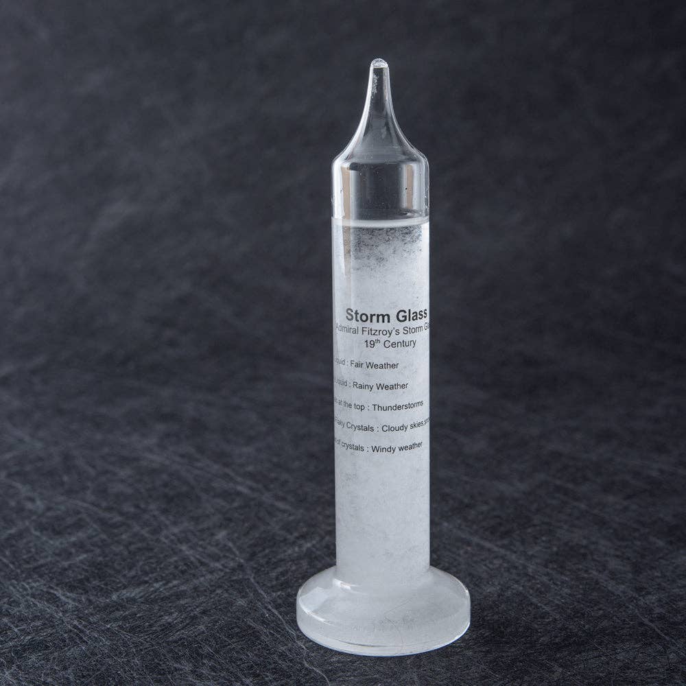Glass Art - Storm Glass Mini 6" Classic Weather Tool