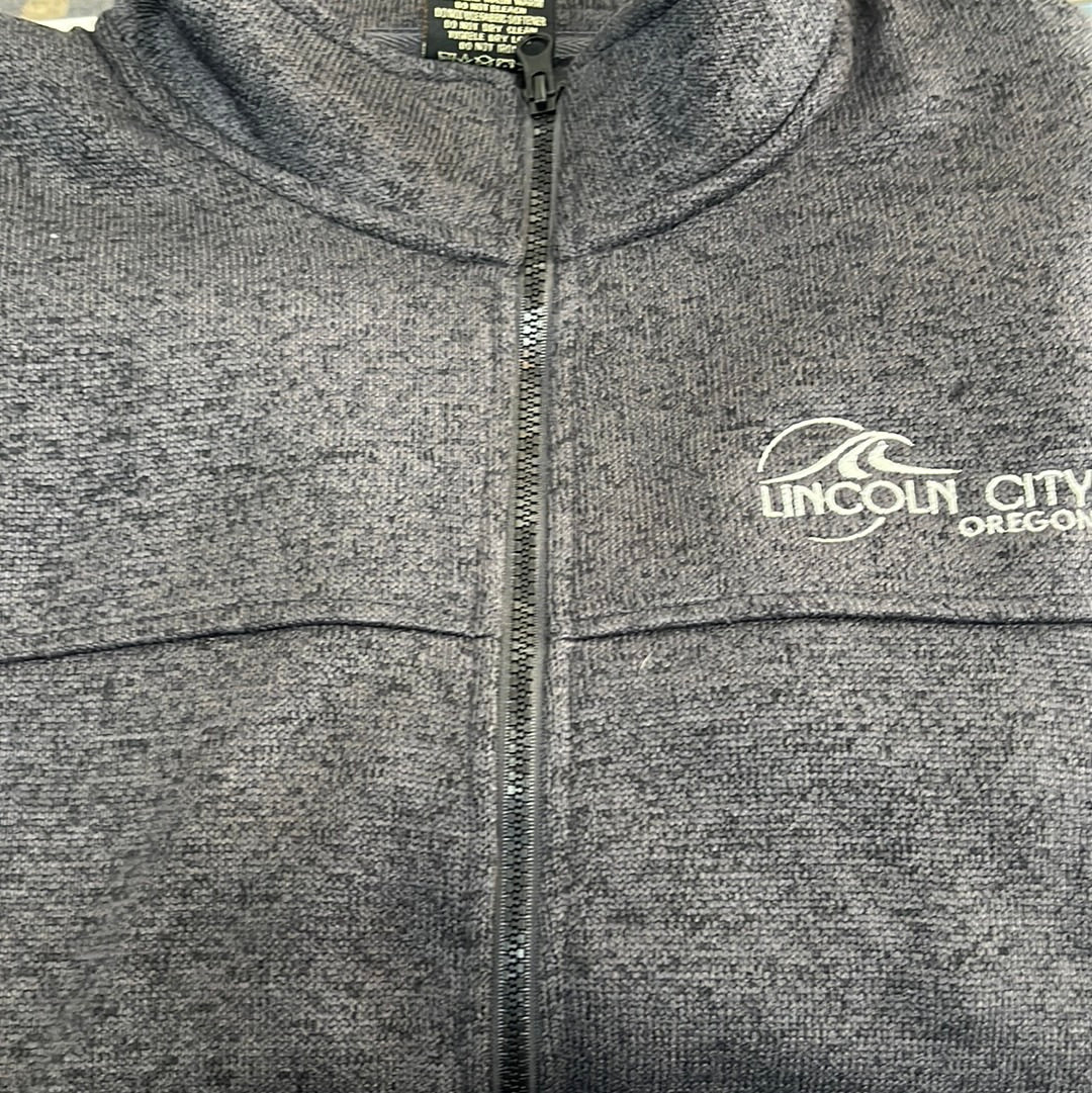 clearance - Unisex Zip-up Top Shelf Wave Charcoal