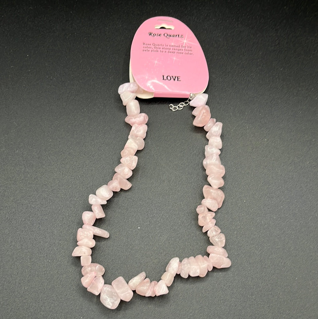 Necklace - Designer Rose Quartz