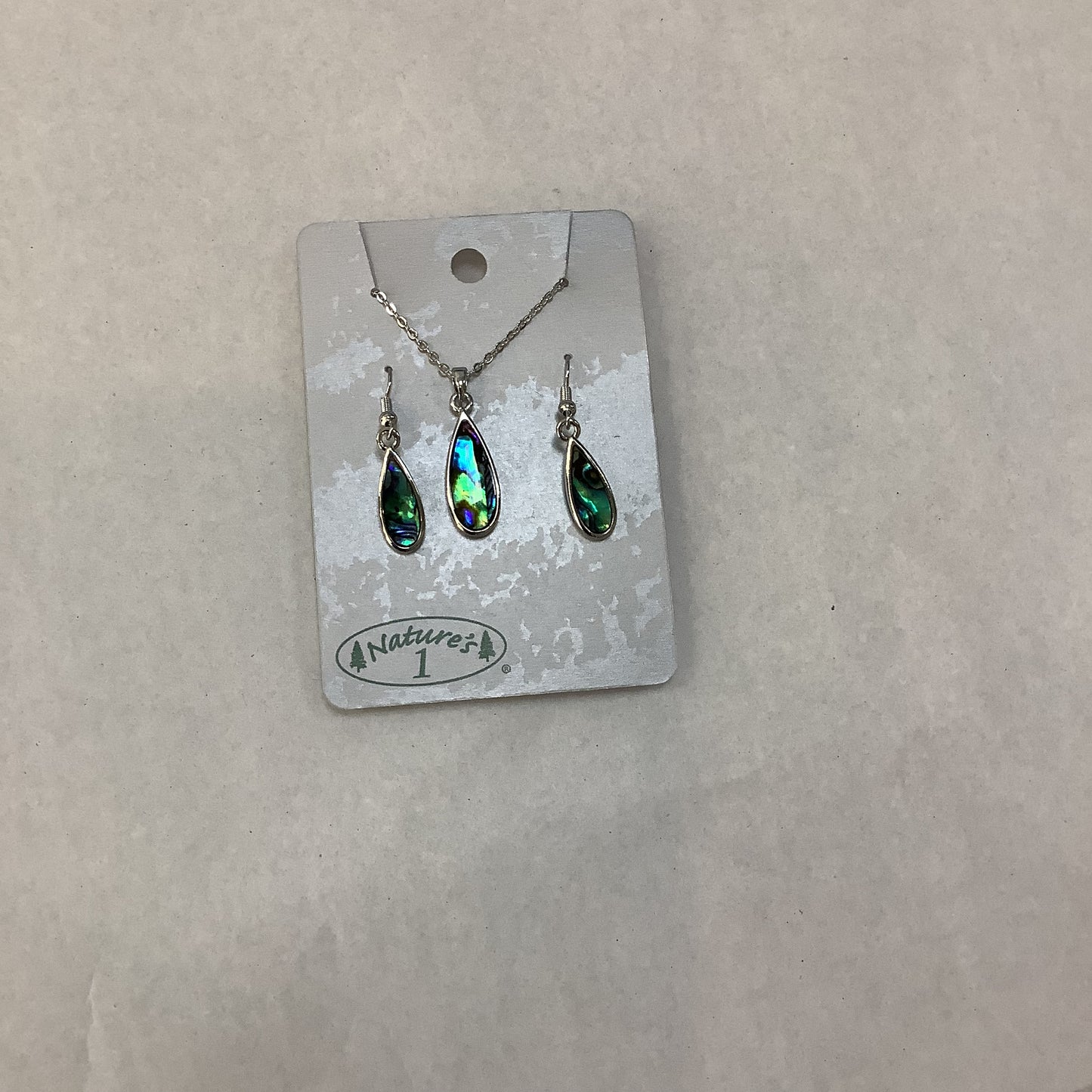 Necklace & Earrings - WMS 004 - Tear Drop
